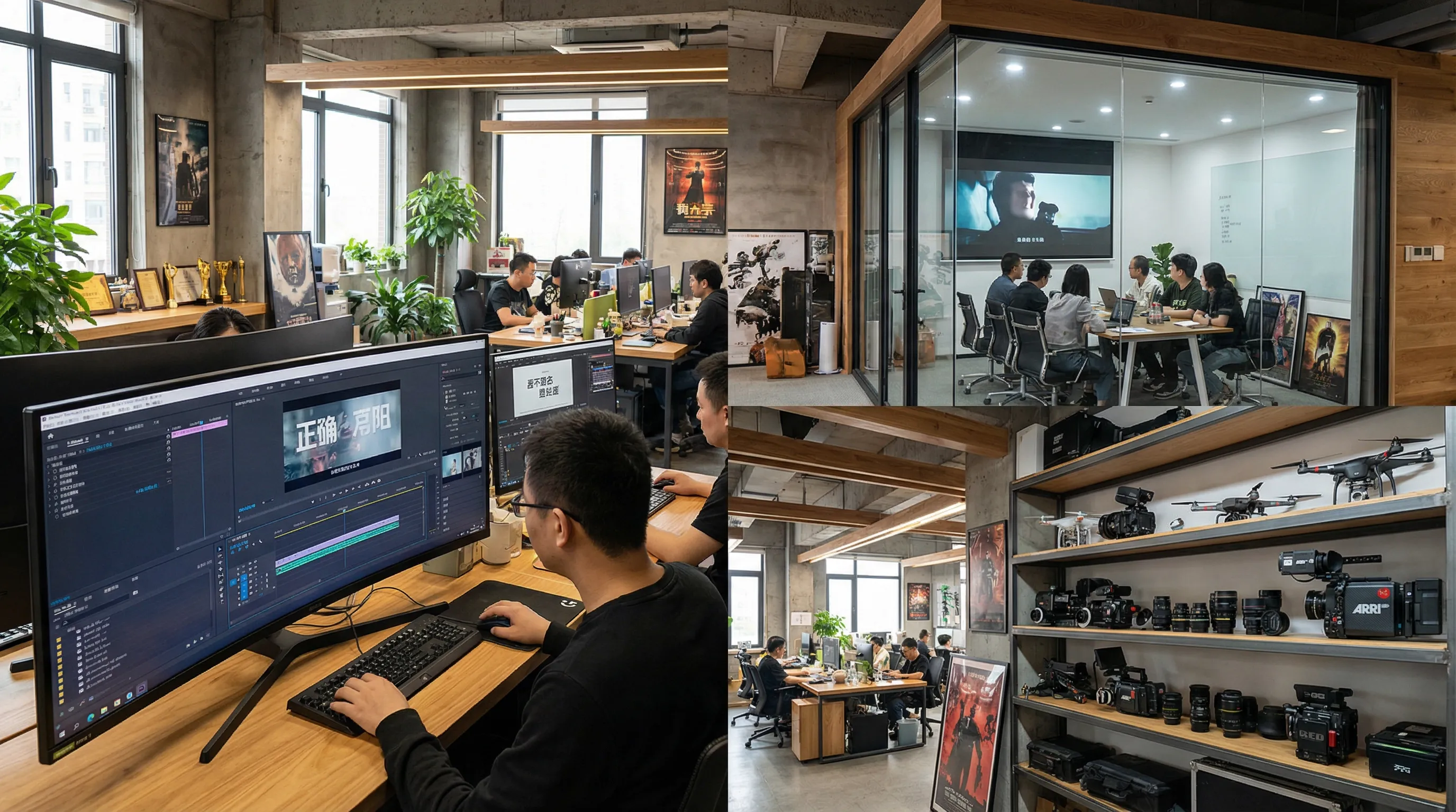 蜜桃视频影视传媒公司办公室